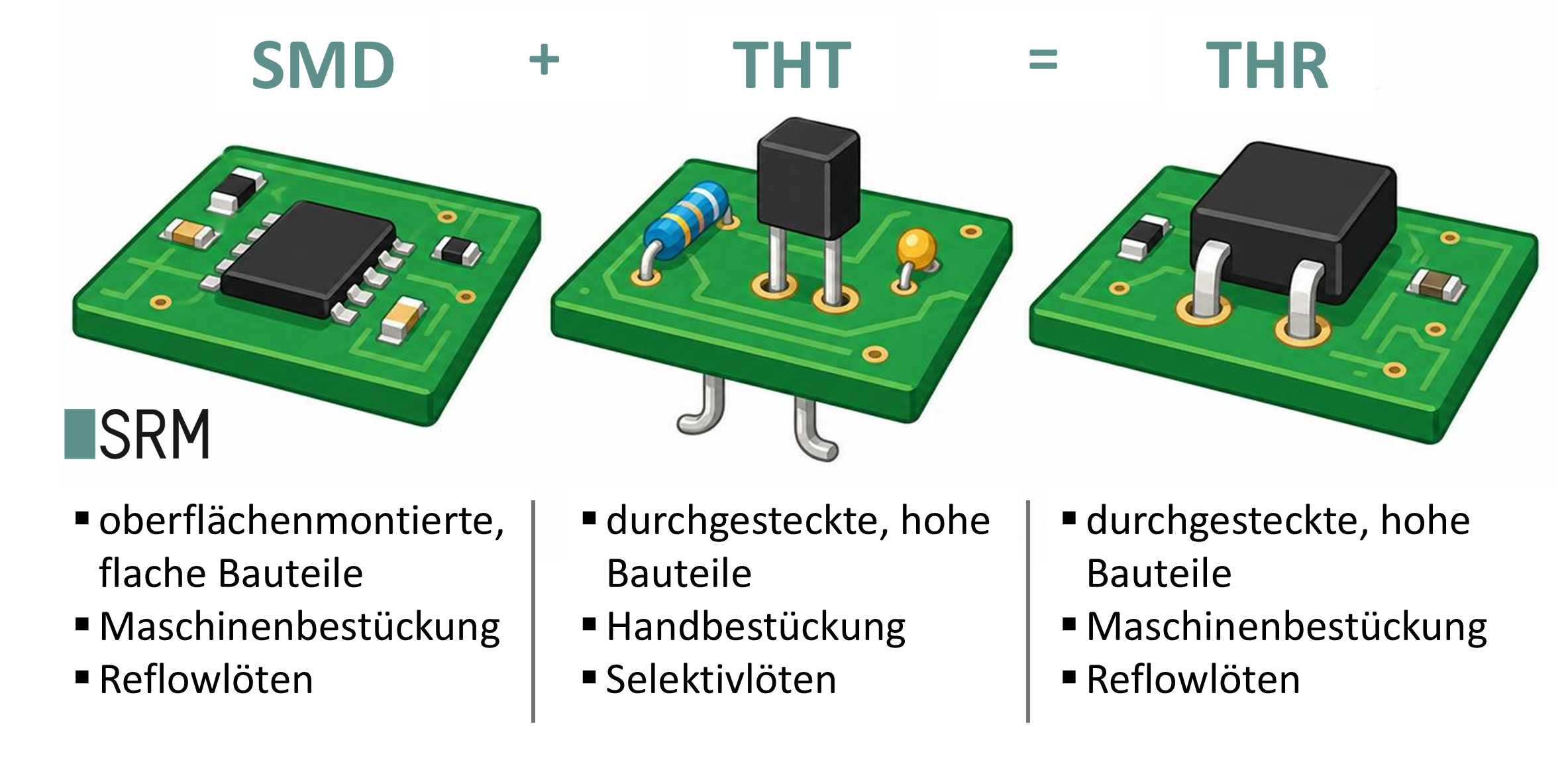 SRM SMD + THT = THR